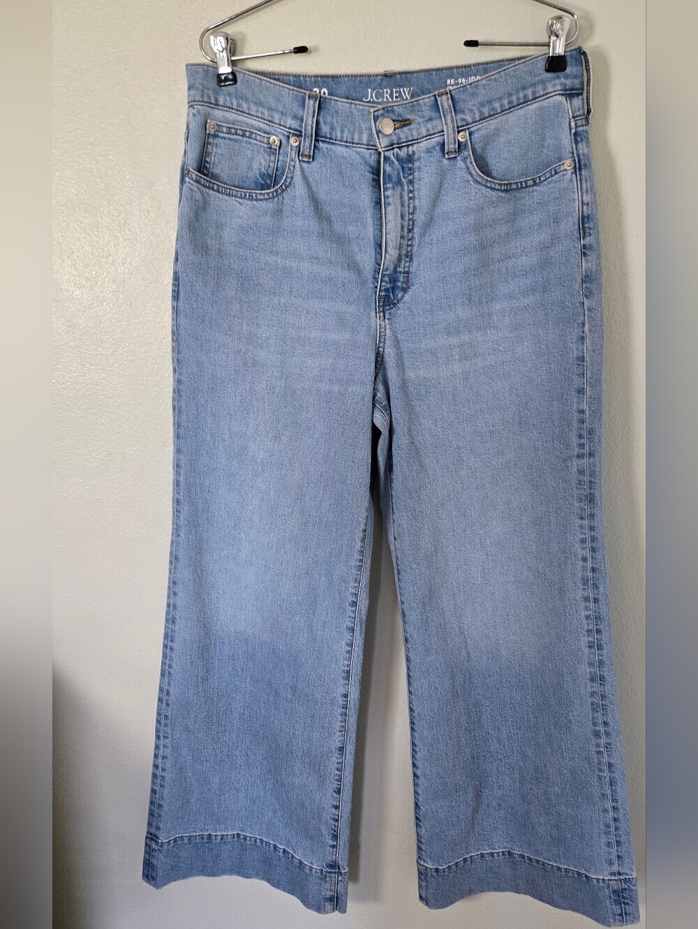 J. Crew | NWT Wide Leg Denim Trousers Size 30